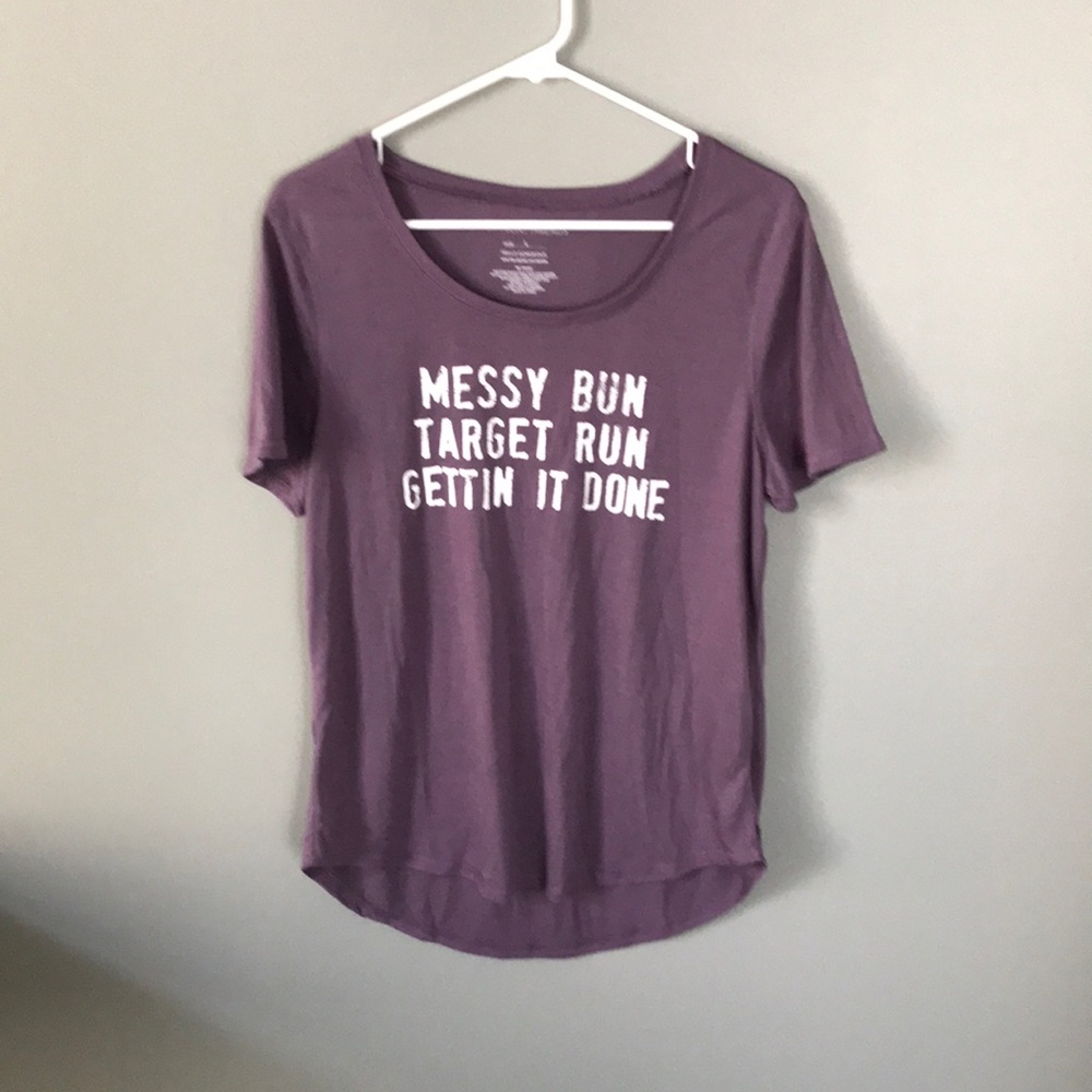 Grayson Threads lavender graphic moon top.Sz.L